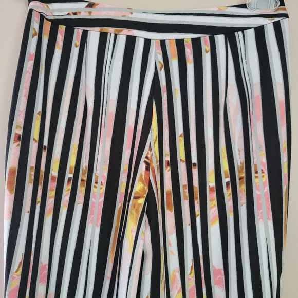 Palazzo BISOU BISOU flowy Flare pants size XS - Picture 3 of 11